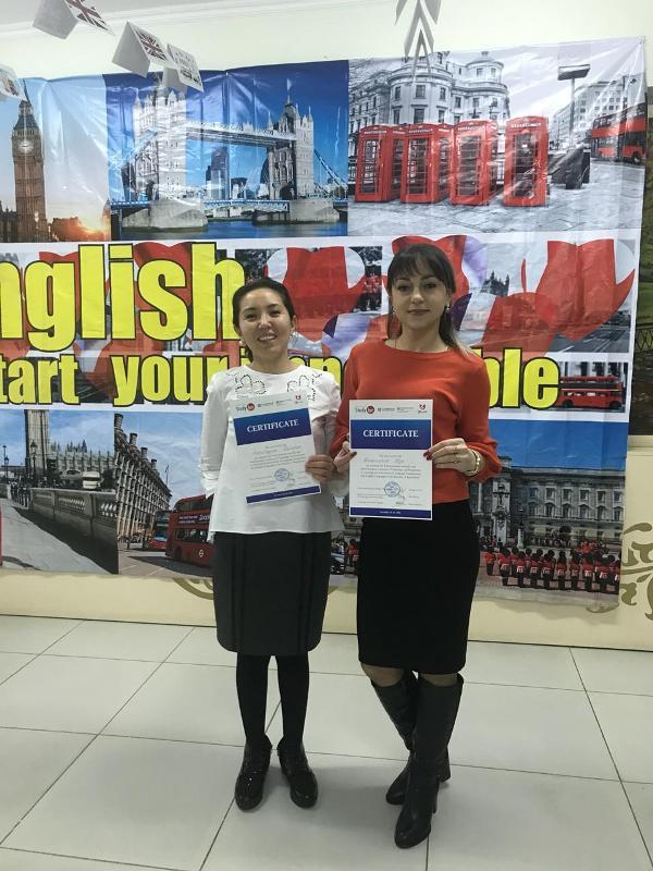 Участие в Международной научно-методической конференции «Кембридж и тенденции в обучении и оценивании языковой компетенции в РК», г. Шымкент