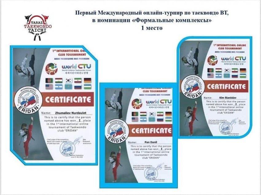 Первый онлайн чемпионат РК по таеквондо