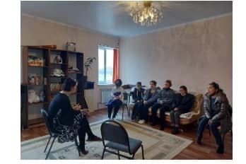 Посещение кризисного центра «Дом мамы» Жамбылской области
